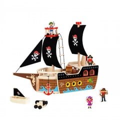 Piratų laivo ir figūrėlių rinkinys Tooky Toy kaina ir informacija | Lavinamieji žaislai | pigu.lt