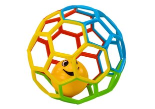 Žaislas kamuoliukas su barškučiu, 15 cm kaina ir informacija | Žaislai kūdikiams | pigu.lt