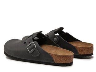 Boston fl regular birkenstock 0059461 moterims juoda women's black 0059461 цена и информация | Мужские шлепанцы, босоножки | pigu.lt