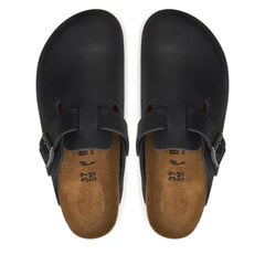 Klumpės moterims Birkenstock Boston Leoi, juodos цена и информация | Женские тапочки | pigu.lt