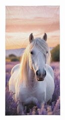 Paplūdimio rankšluostis Maudymosi rankšluostis 70x140 Horse in Lavender kaina ir informacija | Patalynės komplektai | pigu.lt