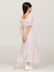 Tommy Hilfiger платье для девочек KG0KG079410JV 540125628, розовое цена и информация | Платья для девочек | pigu.lt