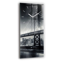 Sieninis laikrodis San Francisko naktinis tiltas kaina ir informacija | Laikrodžiai | pigu.lt