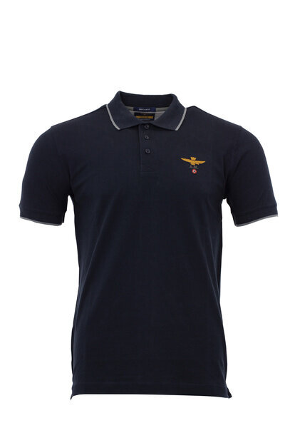 Marškinėliai vyrams Aeronautica Militare 54469-9, mėlyni цена и информация | Vyriški marškinėliai | pigu.lt