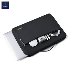 WIWU sleeve for laptop 15,6" Pilot Sleeve black цена и информация | Женская сумка Bugatti | pigu.lt