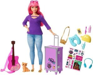 Lėlė Daisy su kačiuku keliaujant Mattel FWV26 kaina ir informacija | Žaislai mergaitėms | pigu.lt