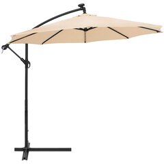 Sodo skėtis su saulės baterija Springos GU0047, 300 cm цена и информация | Зонты, маркизы, стойки | pigu.lt