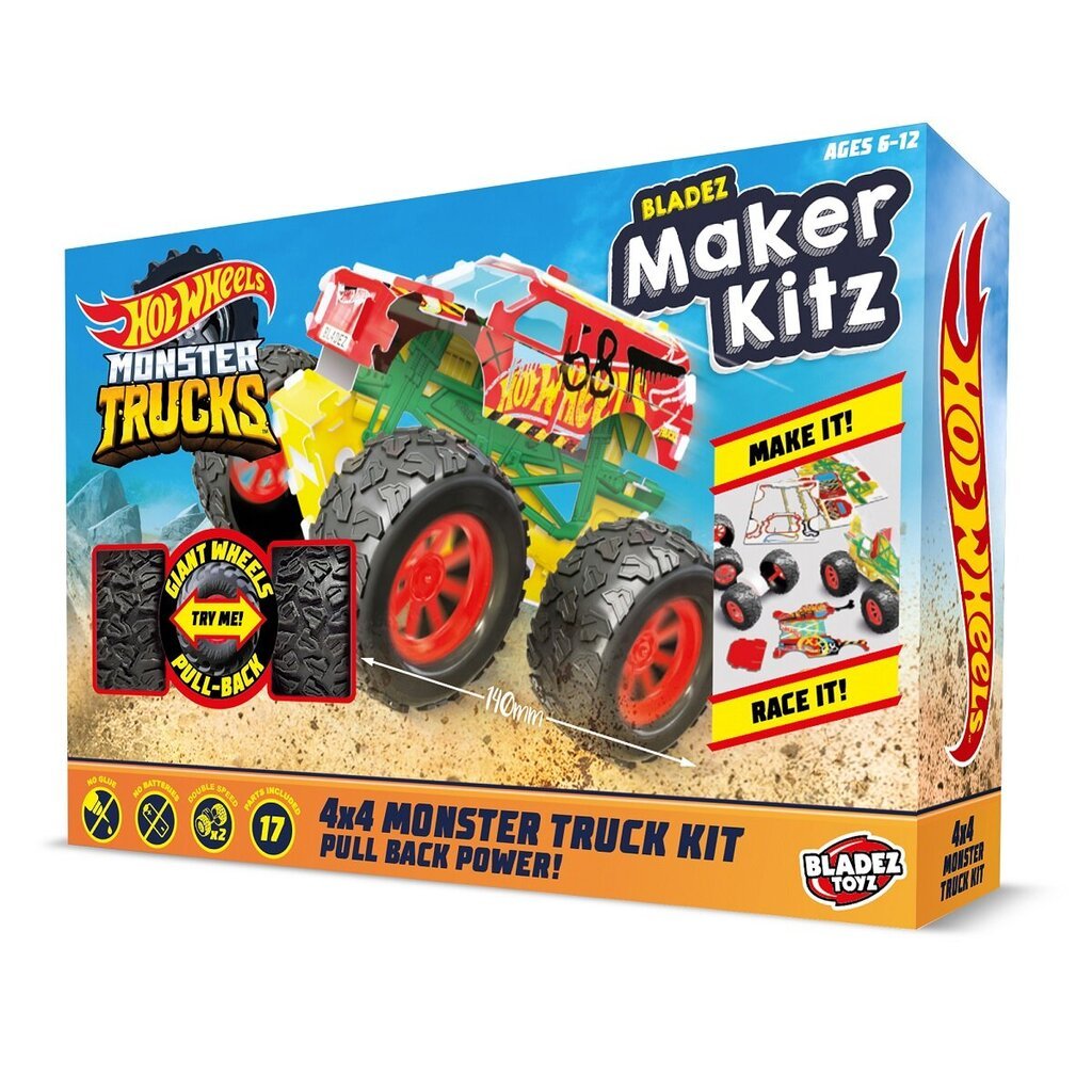 Kūrybinis rinkinys Bladez Maker Kitz Monster Truck BTHW-M04 kaina ir informacija | Žaislai berniukams | pigu.lt