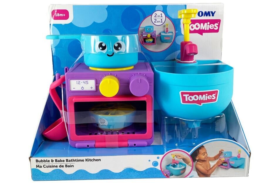 Vonios žaislas virtuvė Tomy Toomies, E73264, 5 d. kaina ir informacija | Žaislai kūdikiams | pigu.lt