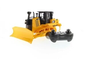 Nuotoliniu būdu valdomas Vikšrinis traktorius Cat D7E Carrera, 37025002, geltonas, 33,5 cm kaina ir informacija | Žaislai berniukams | pigu.lt