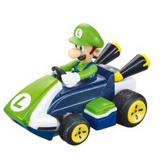 Nuotoliniu būdu valdomas mini RC Mario Kart Luigi 2.4 Carrera, 370430003P kaina ir informacija | Žaislai berniukams | pigu.lt