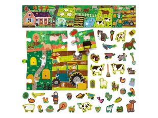 Dėlionė Farm&Stickers Headu, 45 d. kaina ir informacija | Dėlionės (puzzle) | pigu.lt