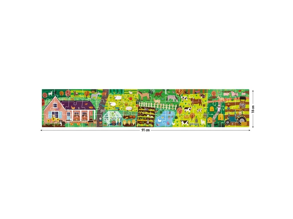 Dėlionė Farm&Stickers Headu, 45 d. цена и информация | Dėlionės (puzzle) | pigu.lt