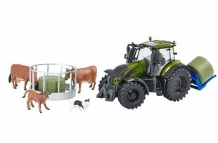Žaislinis traktorius su priedais Tomy Britains Metalic Green Valtra 43323 kaina ir informacija | Žaislai berniukams | pigu.lt