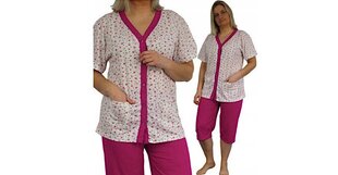 Качественная хлопковая пижама ASMA/Розовый/ цена и информация | Женские пижамы, ночнушки | pigu.lt