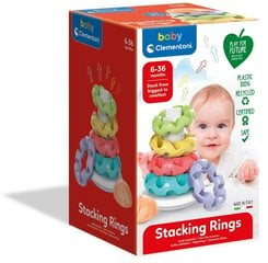 Piramidė Clementoni Baby Spalvingas bokštas цена и информация | Игрушки для малышей | pigu.lt