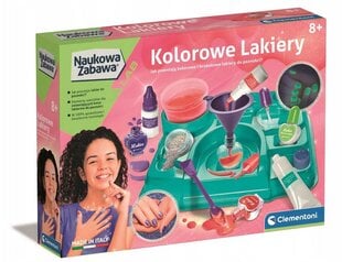 Spalvotų nagų lakų rinkinys Clementoni Scientific fun kaina ir informacija | Nagų lakai, stiprintojai | pigu.lt