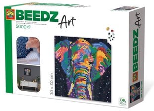 Lyginamųjų karoliukų mozaika SES Creative BeedzArt Išgalvotas dramblys 06012 kaina ir informacija | Lavinamieji žaislai | pigu.lt