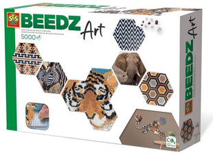 Lyginamųjų karoliukų mozaika SES Creative BeedzArt Safari цена и информация | Развивающие игрушки | pigu.lt
