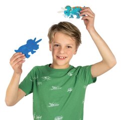 Lyginamų karoliukų šablonas SES Creative Triceratops 06402 цена и информация | Развивающие игрушки | pigu.lt