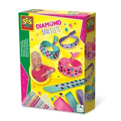 Apyrankų gamybos rinkinys vaikams SES Creative Diamond Bands kaina ir informacija | Lavinamieji žaislai | pigu.lt