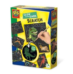 Žaidimas SES Creative Scratch Dino 14285 kaina ir informacija | Lavinamieji žaislai | pigu.lt