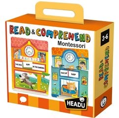 Montessori mokymosi kortelės Headu 54433 цена и информация | Развивающие игрушки | pigu.lt