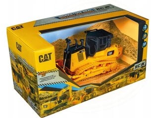 Nuotoliniu būdu valdomas vikšrinis buldozeris Cat Carrera, 37023002, geltonas, 24 cm. kaina ir informacija | Žaislai berniukams | pigu.lt