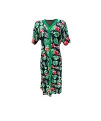Халат на пуговицах женский/710/Зеленый цена и информация | Женские халаты | pigu.lt