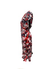 Женский халат Кимоно/2047/Красный/ цена и информация | Женские халаты | pigu.lt
