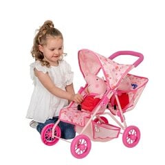 Žaislinis dvigubas vežimėlis Peppa Pig цена и информация | Игрушки для девочек | pigu.lt