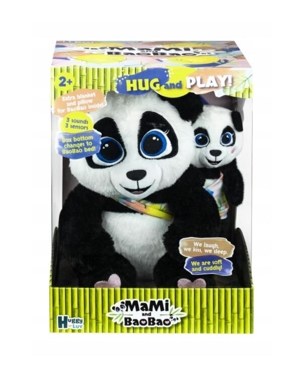 Pliušinis žaislas panda mama Mami panda vaikas Baoba 603720 kaina ir informacija | Minkšti (pliušiniai) žaislai | pigu.lt