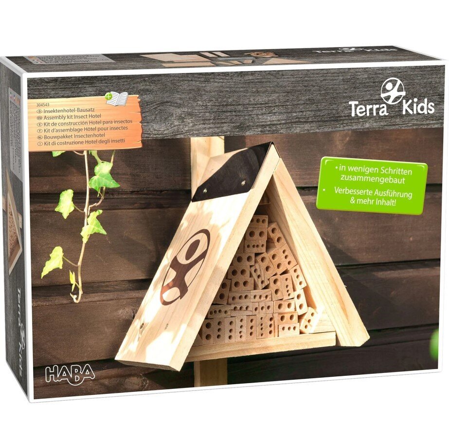 Vabzdžių viešbučio komplektas Terra Kids Haba, 41951 kaina ir informacija | Inkilai, lesyklėlės, narvai | pigu.lt