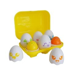 Žaislas kiaušiniai su garsais Tomy Toomies E73560, 6 vnt kaina ir informacija | Žaislai kūdikiams | pigu.lt