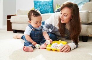 Žaislas kiaušiniai su garsais Tomy Toomies E73560, 6 vnt kaina ir informacija | Žaislai kūdikiams | pigu.lt