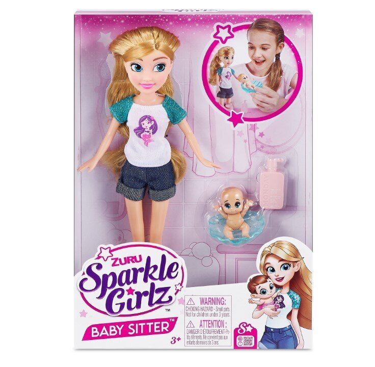 Lėlė auklė Zuru Sparkle Girlz 10064 kaina ir informacija | Žaislai mergaitėms | pigu.lt