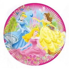 Vienkartinės lėkštės Princesės, 23 cm, 10 vnt. kaina ir informacija | Vienkartiniai indai šventėms | pigu.lt
