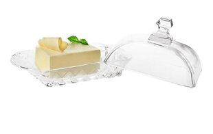 Масленка Тадар Каро прозрачное стекло цена и информация | Посуда, тарелки, обеденные сервизы | pigu.lt