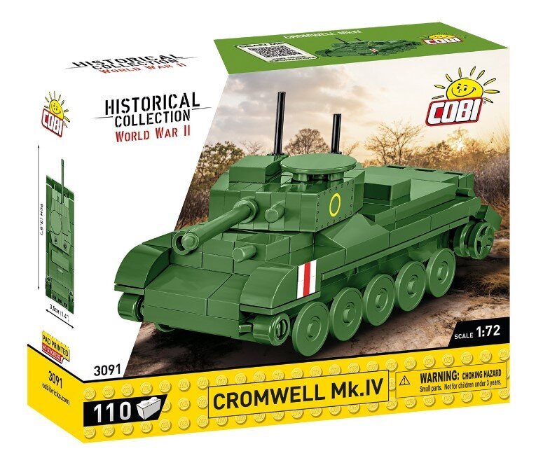 Konstruktorius Cobi Cromwell Mk.IV, 110 d. kaina ir informacija | Konstruktoriai ir kaladėlės | pigu.lt