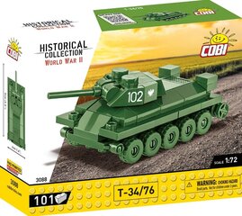 Konstruktorius Cobi Tankas T-34/76, 101 d. kaina ir informacija | Konstruktoriai ir kaladėlės | pigu.lt