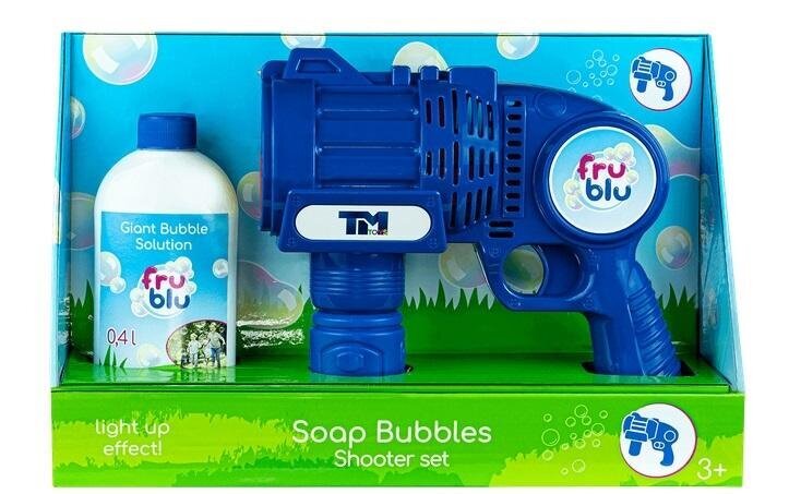 Burbulinė šaudyklė Fru Blu ir skystis 0,4l цена и информация | Vandens, smėlio ir paplūdimio žaislai | pigu.lt