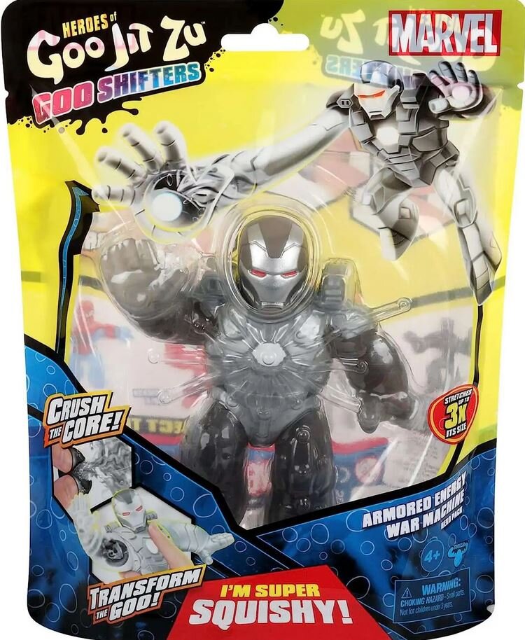 Figūrėlė GooJitZu Marvel Goo Shift War Machine 25787 kaina ir informacija | Žaislai berniukams | pigu.lt