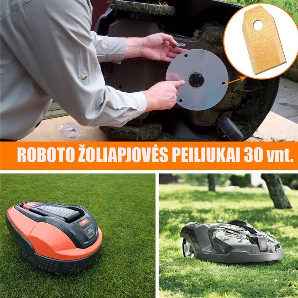 Peiliukų komplektas vejos robotams kaina ir informacija | Sodo technikos dalys | pigu.lt