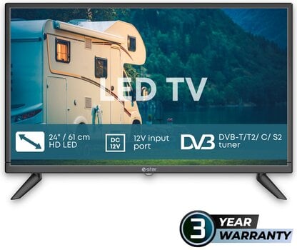 Товар с повреждённой упаковкой. eStar LED24D5T2 цена и информация | Телевизоры с поврежденной упаковкой | pigu.lt