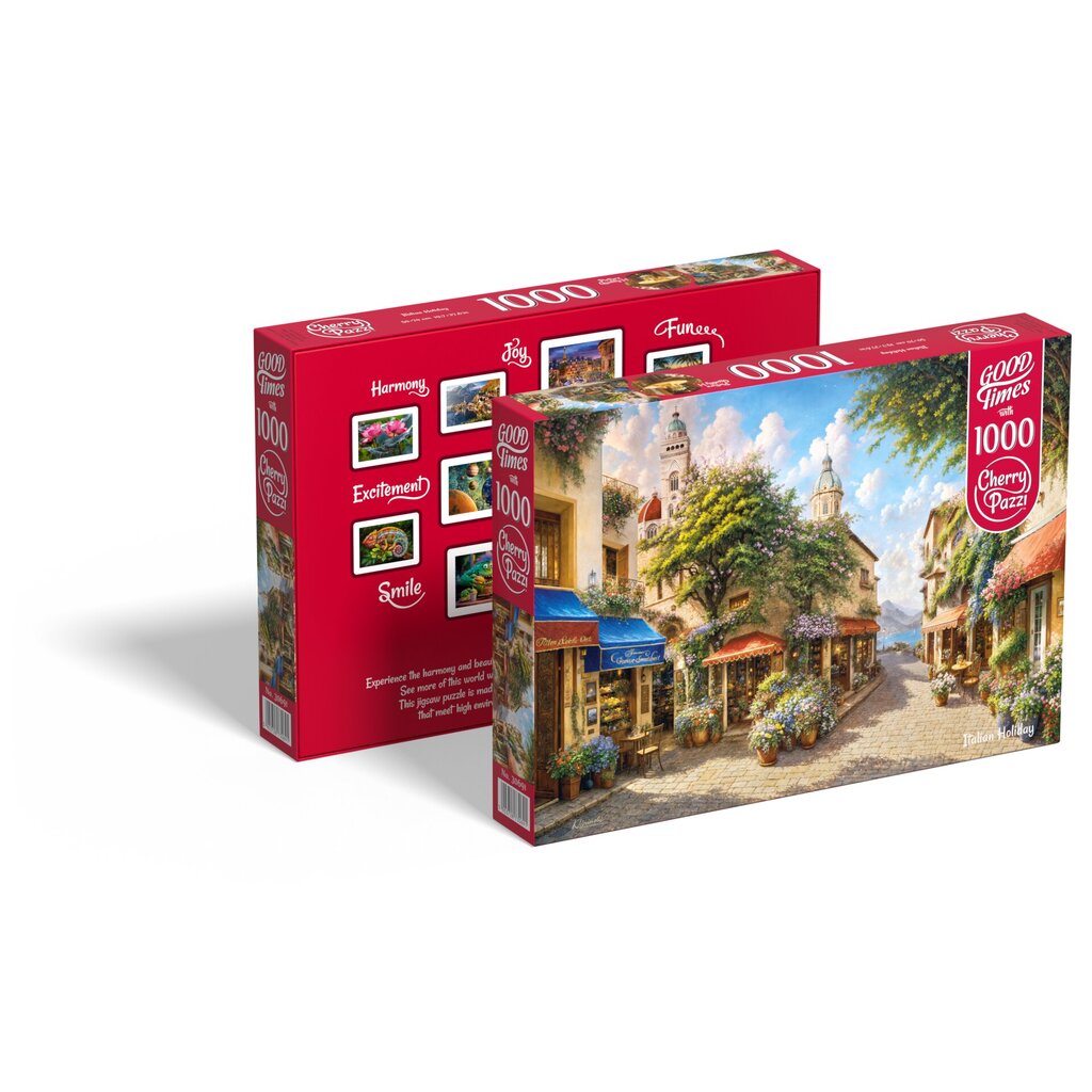 Dėlionė CherryPazzi Italian Holiday, 1000 d. kaina ir informacija | Dėlionės (puzzle) | pigu.lt