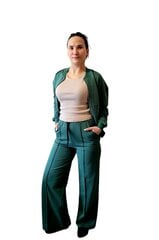 Спортивный костюм женский THE BESSO, зеленый цена и информация | Спортивная одежда женская | pigu.lt