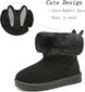 Žieminiai batai vaikams SMajong, juodi kaina ir informacija | Žieminiai batai vaikams | pigu.lt