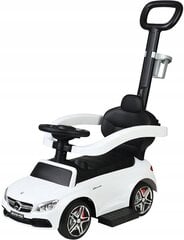 Paspiriamas automobilis-stumdukas su rankena Funfit Kids Mercedes AMG C63, baltas цена и информация | Игрушки для малышей | pigu.lt