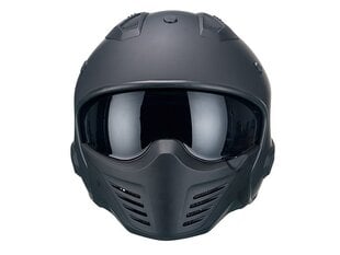 Moto šalmas Vito Bruzano, juodas цена и информация | Шлемы для мотоциклистов | pigu.lt