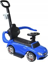 Paspiriamas automobilis-stumdukas su rankena Funfit Kids Mercedes AMG C63, mėlynas kaina ir informacija | Žaislai kūdikiams | pigu.lt